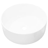 Vidaxl Washbasin okrągły biały 40x15 cm ceramika