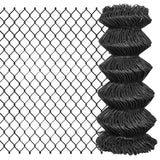 Vidaxl Mesh Fence 15x0.8 m de acero gris