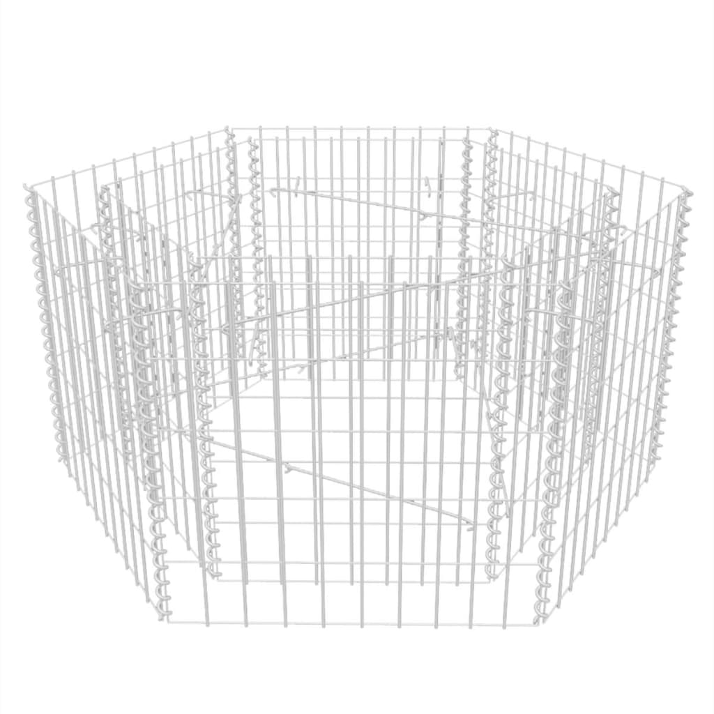 Vidaxl Gabion Planter Insent Hexagonal 100x90x50 cm