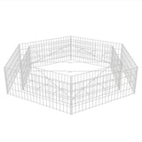 Vidaxl Gabion Planter Intensed Hexagonal 200x173X40 cm