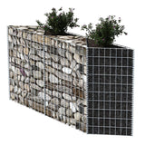 Vidaxl Gabion Basket 120x30x100 cm Acciaio zincato