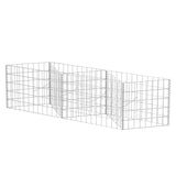 Vidaxl Gabion Basket 120x30x50 cm Acciaio zincato