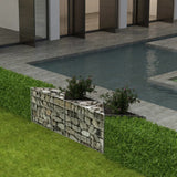 Vidaxl Gabion Basket 120x30x50 cm Acciaio zincato