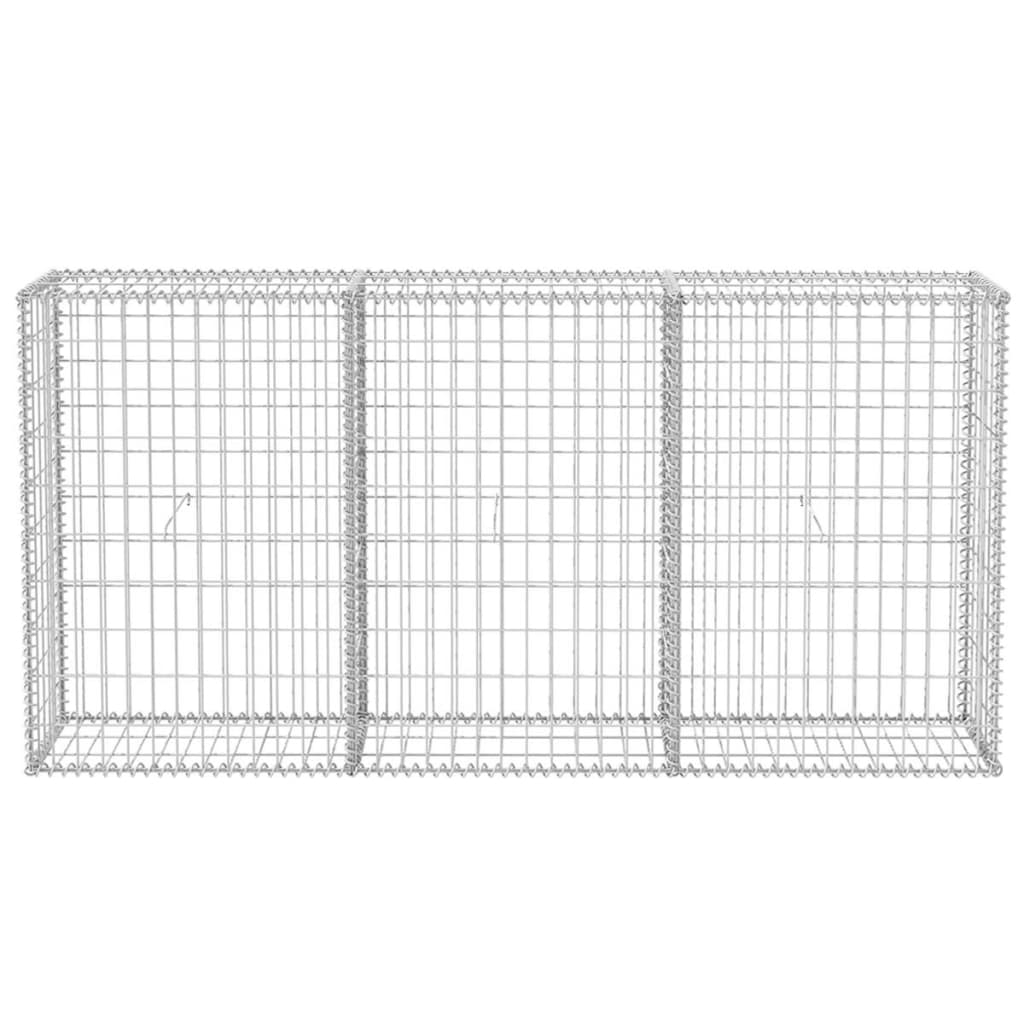 Vidaxl Gabion Basket 200x30x100 cm Acciaio zincato