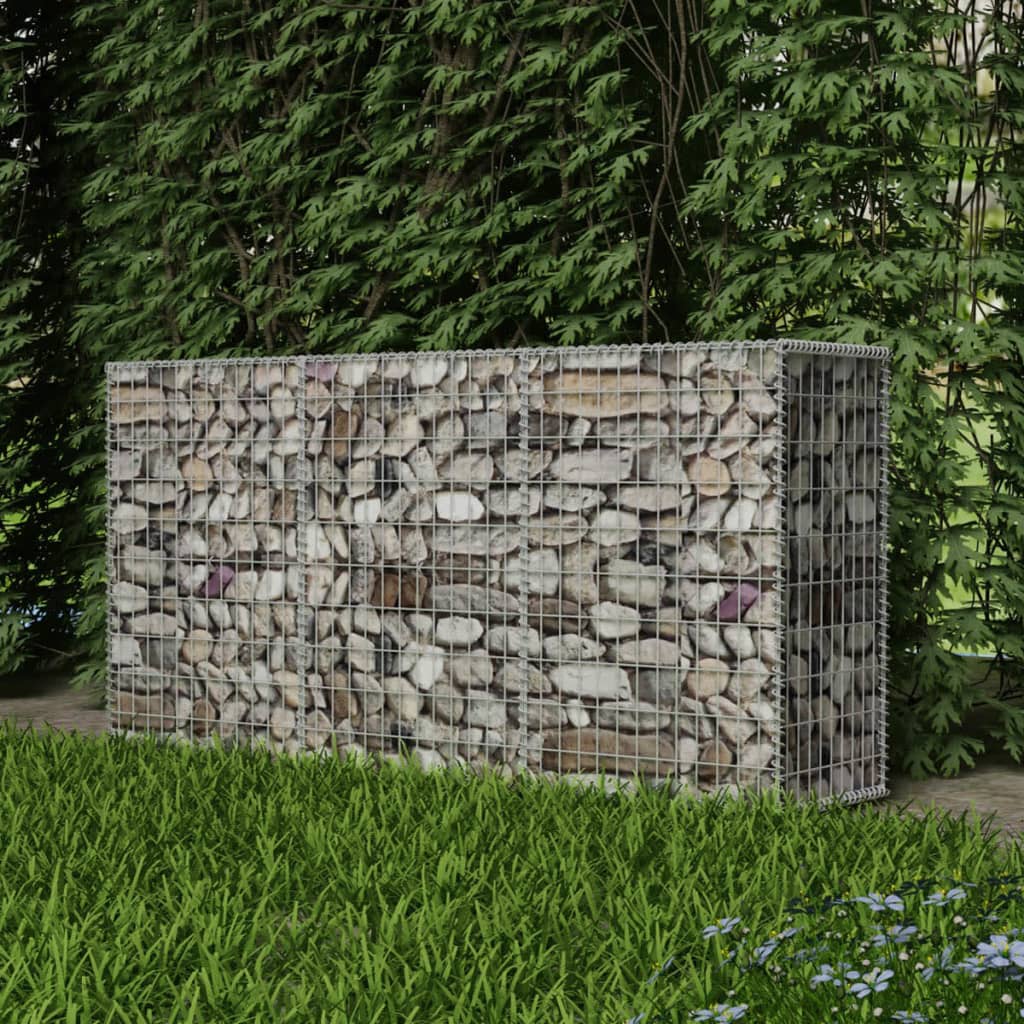 Vidaxl Gabion Basket 200x50x100 cm Acciaio zincato