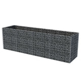 Vidaxl Gabion Planter surélevé 360x90x100 cm en acier