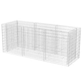 Vidaxl Gabion Planning Boîte soulevée 270x90x100 cm en acier