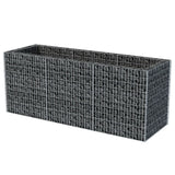 Vidaxl Gabion Planning Boîte soulevée 270x90x100 cm en acier