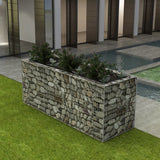 Vidaxl Gabion Planning Boîte soulevée 270x90x100 cm en acier