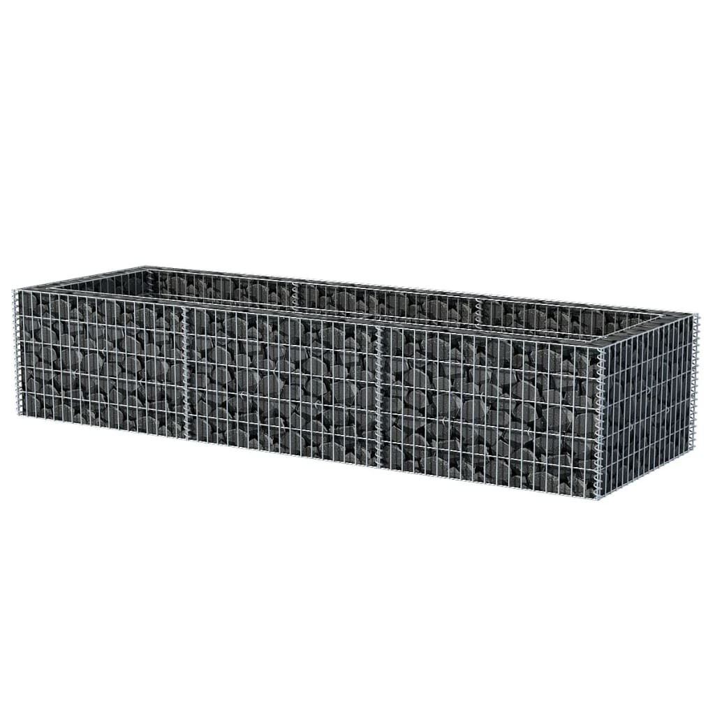 Plánovací krabice Vidaxl Gabion zvedla 270x90x50 cm ocel