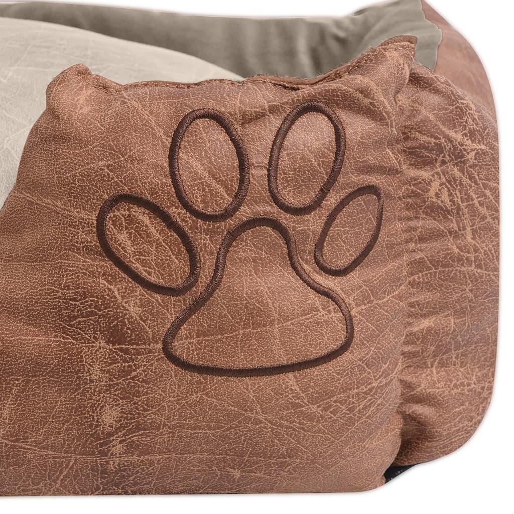 Vidaxl Hunde Bettkissen pu Art Ledergröße xxl Beige