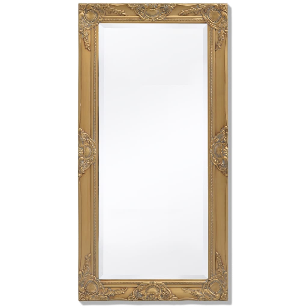 Vidaxl Wall Mirror Baroque 100 x 50 cm zlato