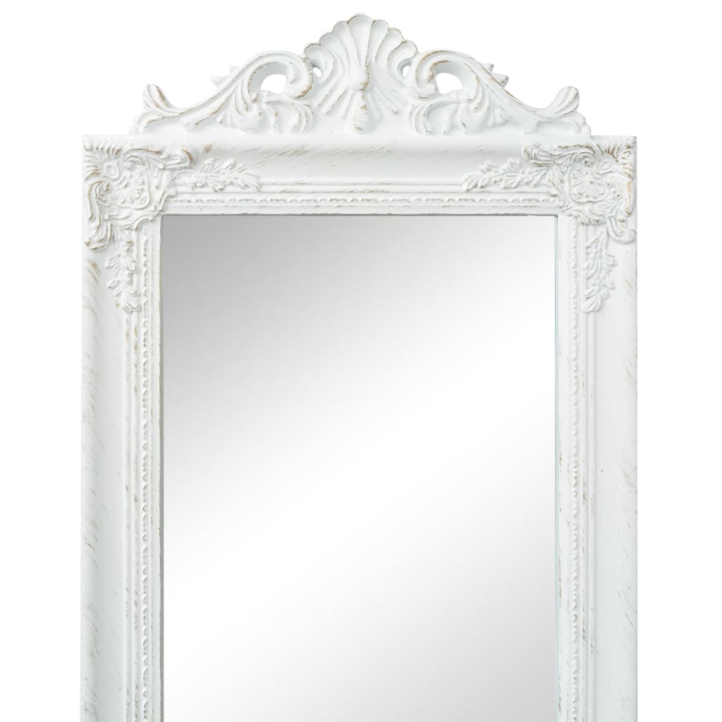 Vidaxl mirror detached Baroque style 160x40 cm white