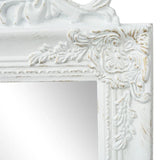 Vidaxl mirror detached Baroque style 160x40 cm white