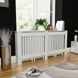 Vidaxl Radiatorom Construction White MDF 172 cm