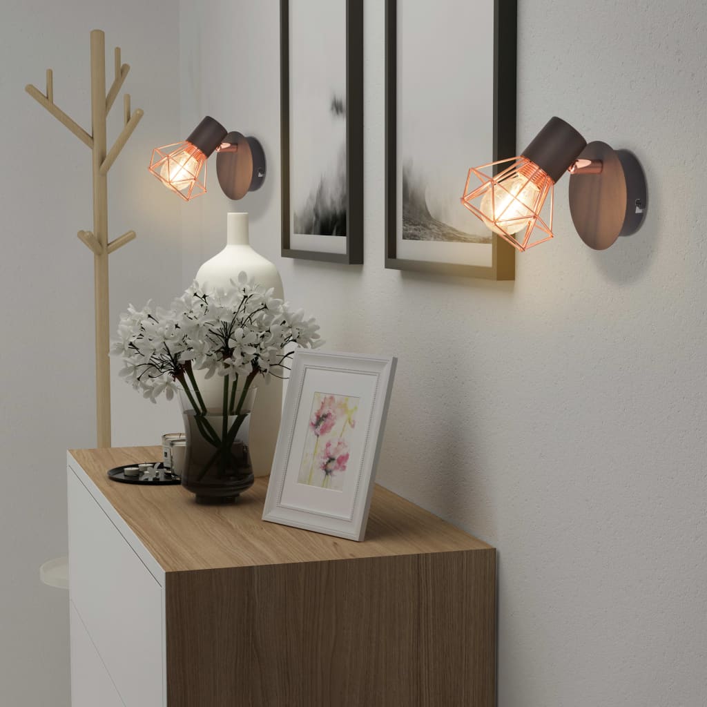 Vidaxl Wall lamps 2 st with LED 8 W