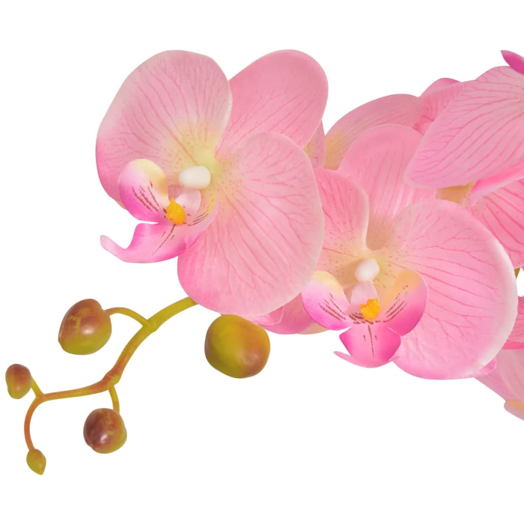 Vidaxl Artificial Plant Orchid with Pot 75 cm Pink