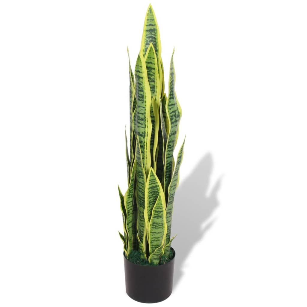 Vidaxl Art Sanseveria Plant with pot 90 cm green