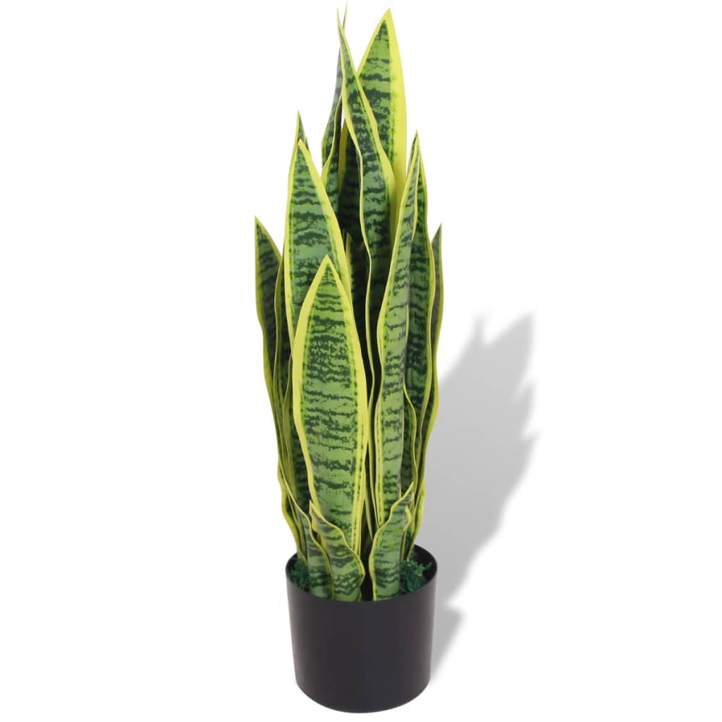 Vidaxl Art Sanseveria Plant with pot 65 cm green