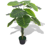 Vidaxl Taro de la plante artificielle avec du pot 85 cm vert