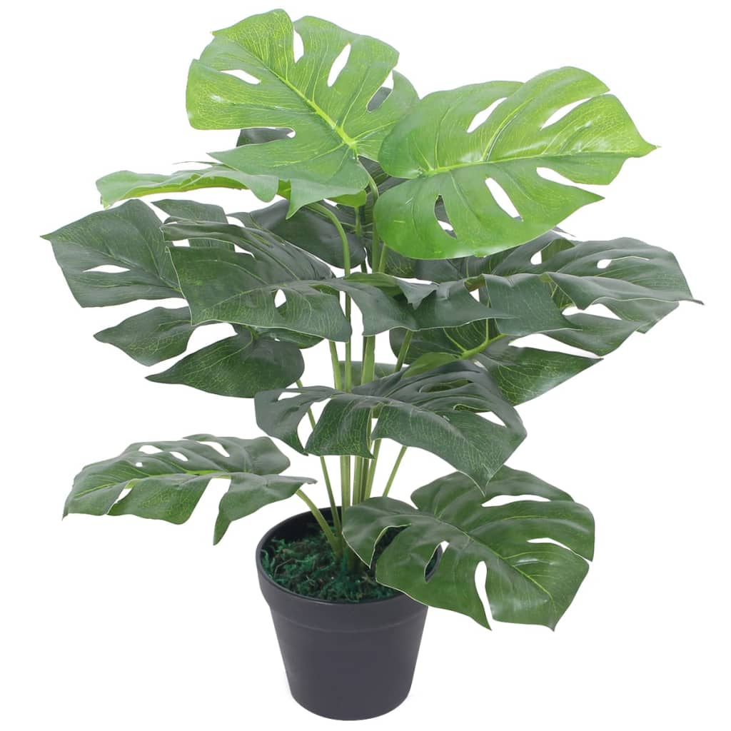 Vidaxl Plante artificielle avec Monstera Pot Monstera Green