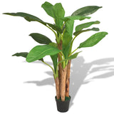 Vidaxl Art Banana Tree Rostliny s hrncem 175 cm zelené