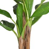 Vidaxl Art Banana Tree Rostliny s hrncem 175 cm zelené