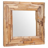 Vidaxl dekorativ Spigelquadrat 60x60 cm Holz