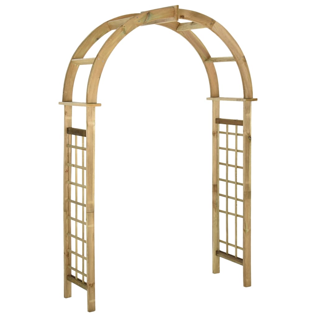 Vidaxl Garden Arch Impregnated Pine Wood Green