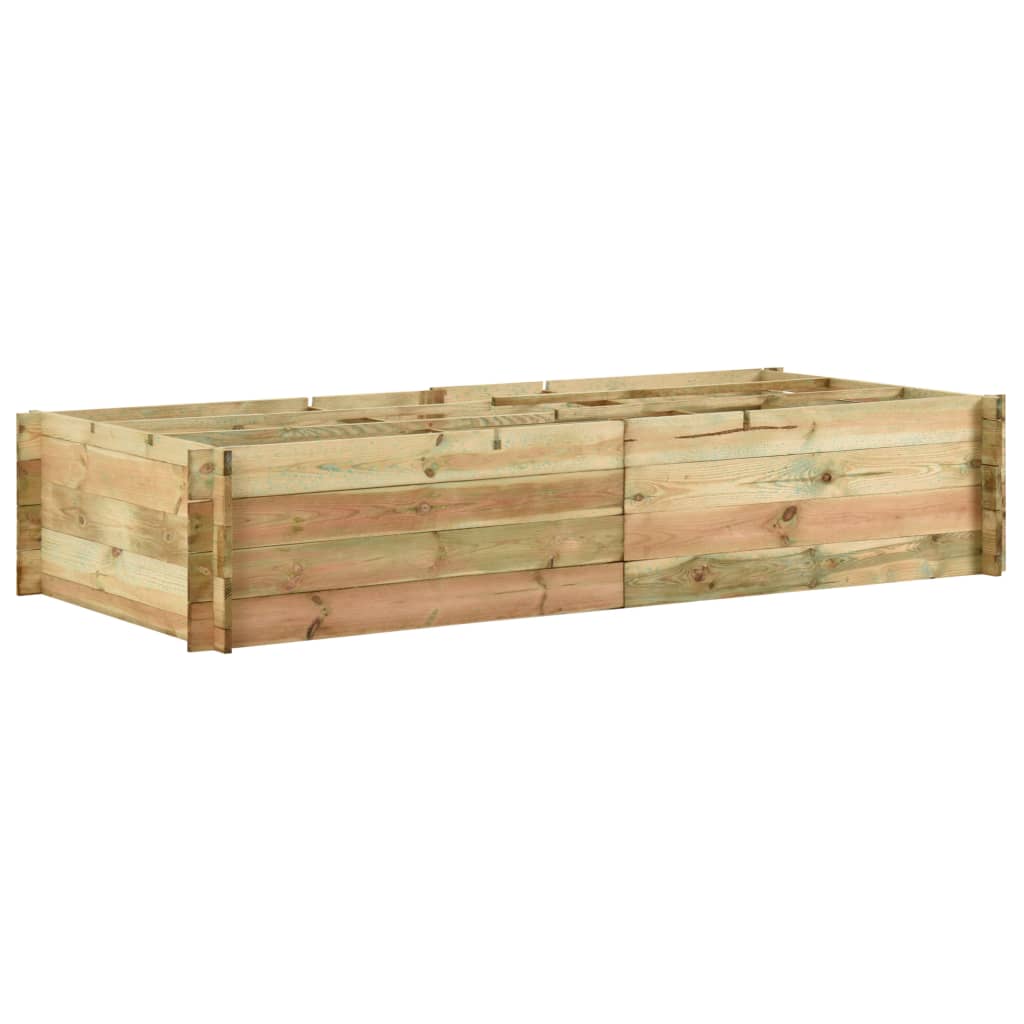 Vidaxl Planter Big 197x100x40 cm impregnowana sosna