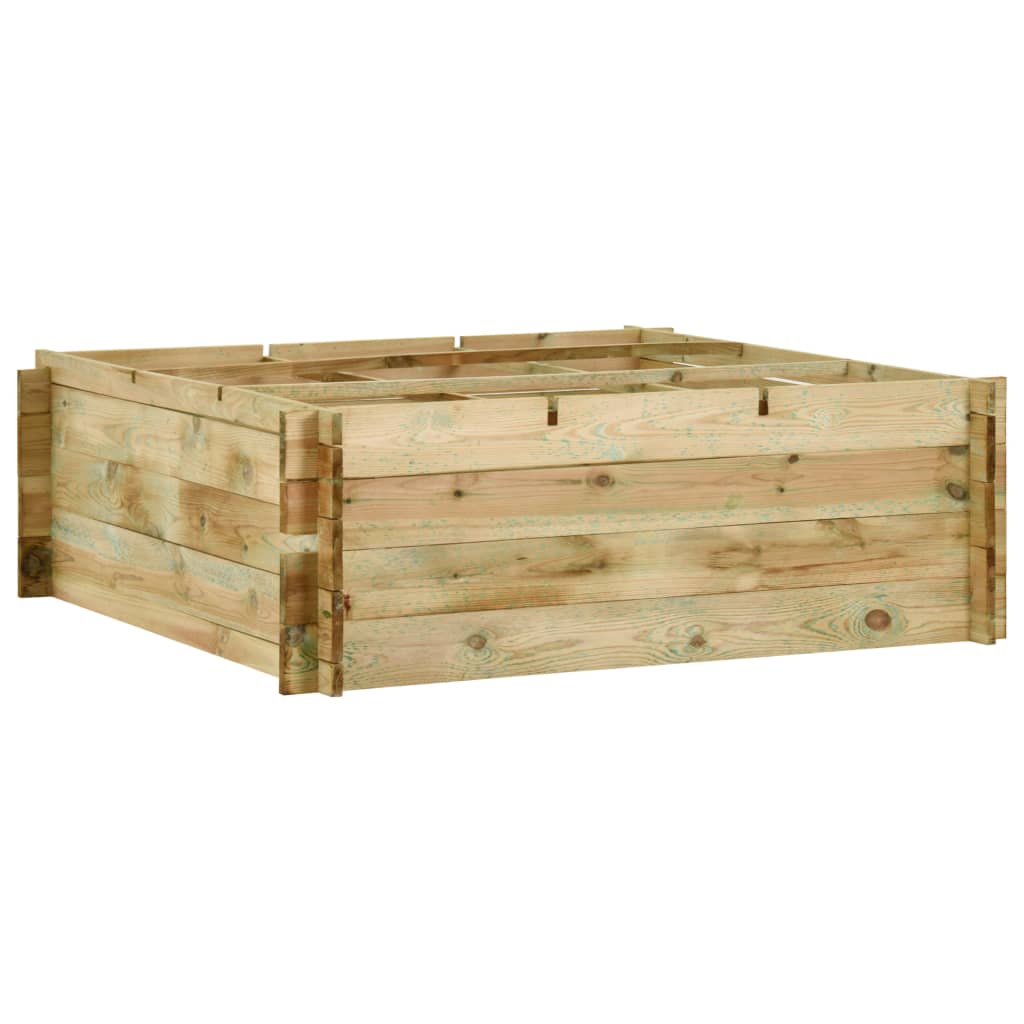 Vidaxl Planning Box 120x120x40 cm impregnowana sosna