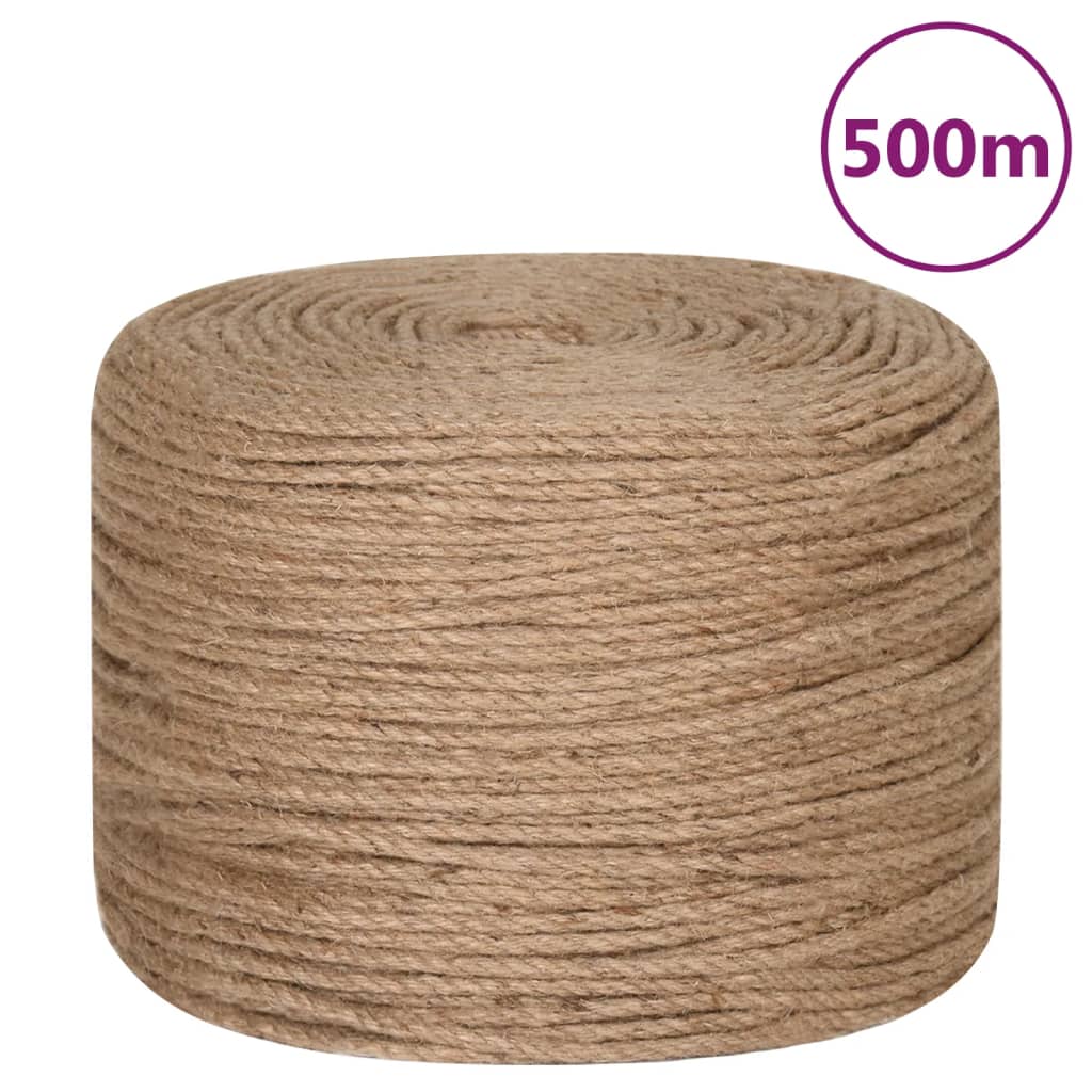 Vidaxl Rope 100% juty 6 mm 500 m