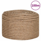 Vidaxl vrvi 100% jute 14 mm 100 m