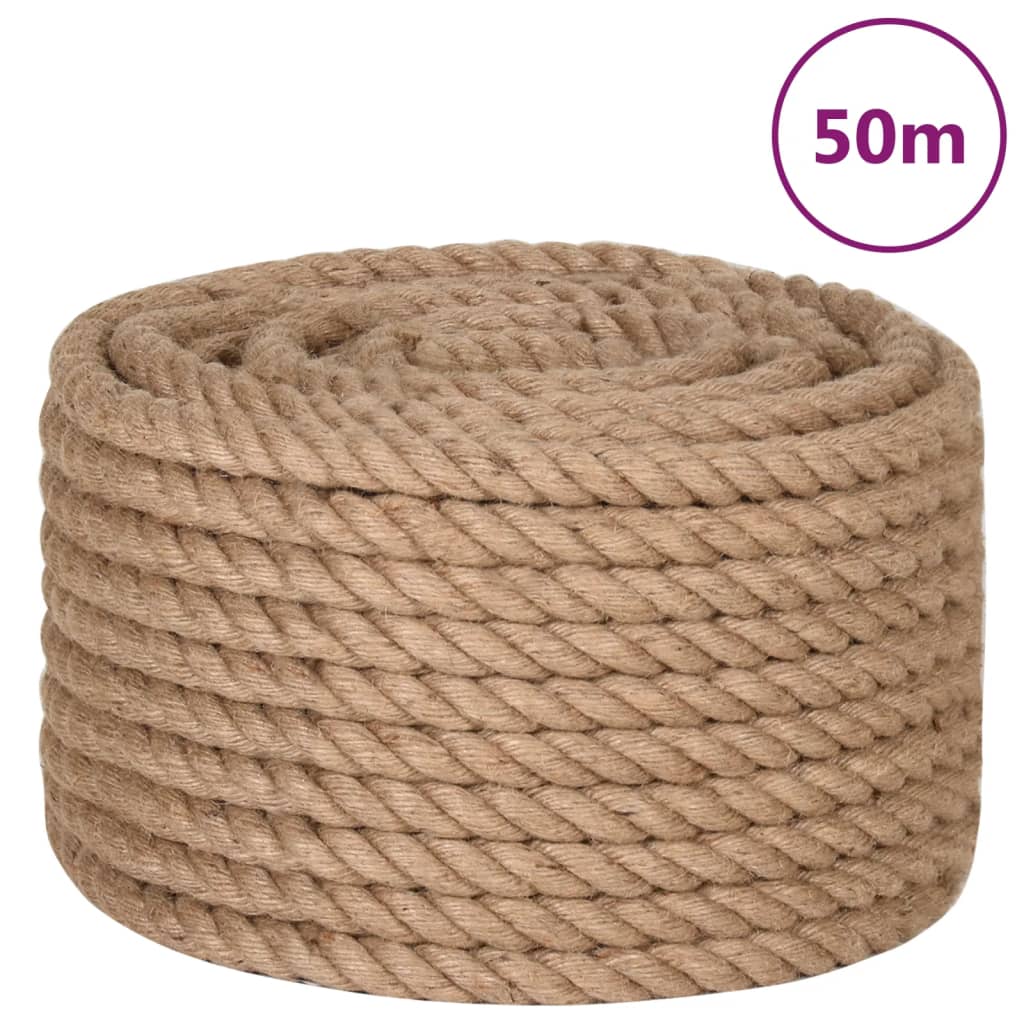 Vidaxl Rope 100% juty 20 mm 50 m