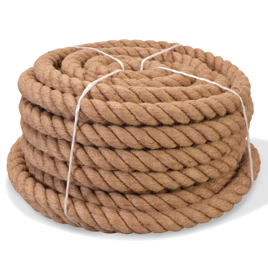 VIDAXL ROPE 100% JUTE 40 mm 30 m