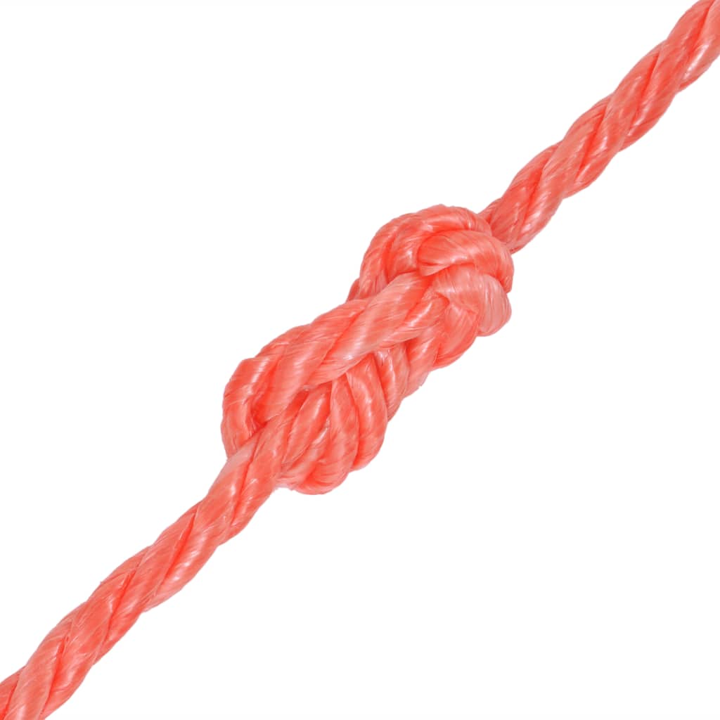 Vidaxl Rope verdreift 10 mm 100 m Polropypylen orange