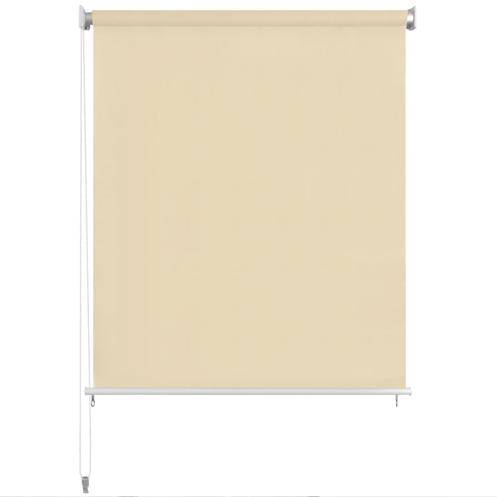 Vidaxl Roller Blind na zewnątrz 120x230 cm krem