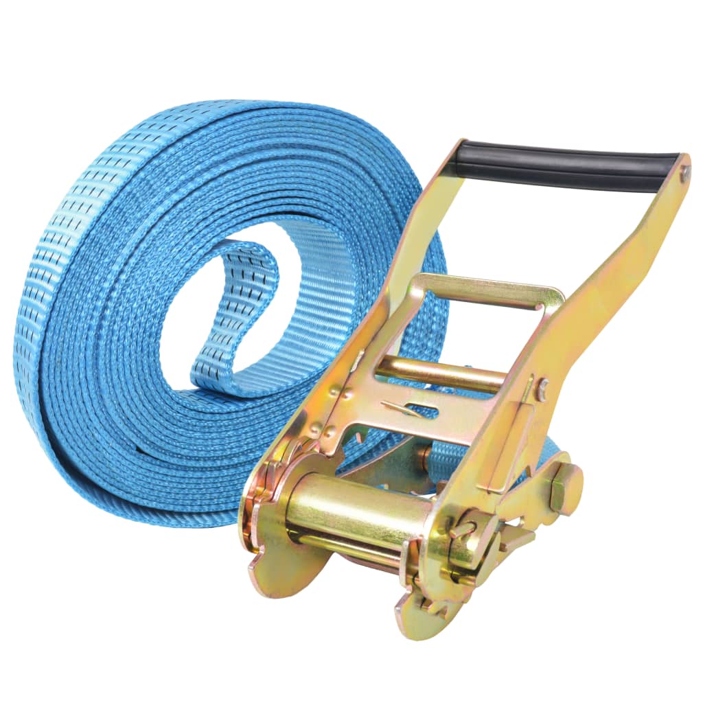 VIDAXL -Spannweite 4 Tonnen 8mx50mm Blau 4 Stcs