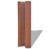 Vidaxl ogrodzenie ogrodowe podwójne 90x300 cm PVC Brown