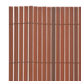 Vidaxl ogrodzenie ogrodowe podwójne 90x300 cm PVC Brown