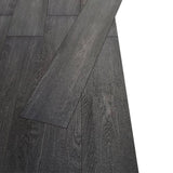 Vidaxl Floorboards Non-self-adhesive 5.26 m² 2 mm PVC Black and White