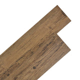 Vidaxl Floorboards auto-adhésif 5,02 m² 2 mm en PVC Brown