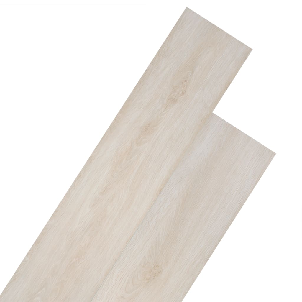 Vidaxl Floorboards auto-adhésif 5,02 m² 2 mm PVC Classic White Oak