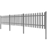 Vidaxl fence with posts 3 pcs 600x60 cm HKC