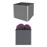 Vidaxl Planning Box podniesiony 100x100x91 cm HKC Gray