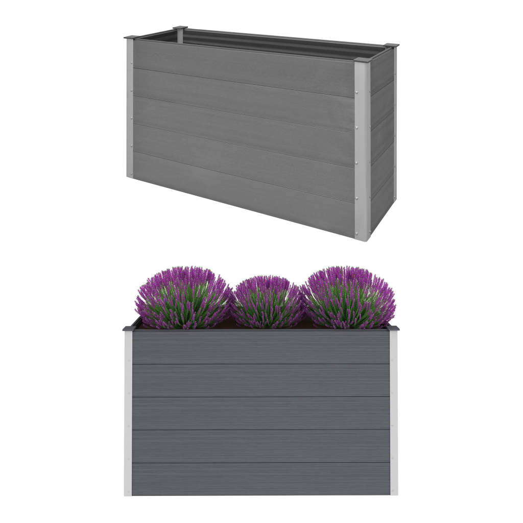 Sadzarka vidaxl podniesiona 150x50x91 cm HKC Gray