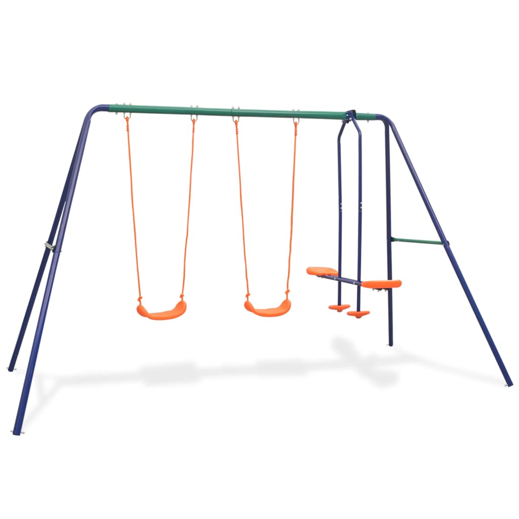 Vidaxl Swings Set con 4 posti arancione