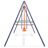 Vidaxl Swings Set con 4 asientos naranja