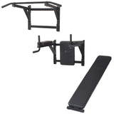 Vidaxl Fitness Device Wall -Mounted Black