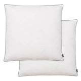 VIDAXL CUSHIONS 2 ST SOLKING 80X80 CM BIAŁY